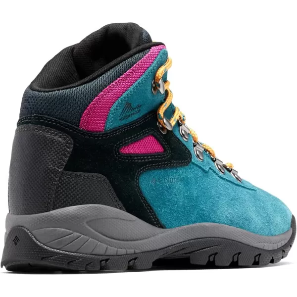 Columbia Womens Newton Ridge Plus Waterproof Amped Hiking BootPoseidon  Black