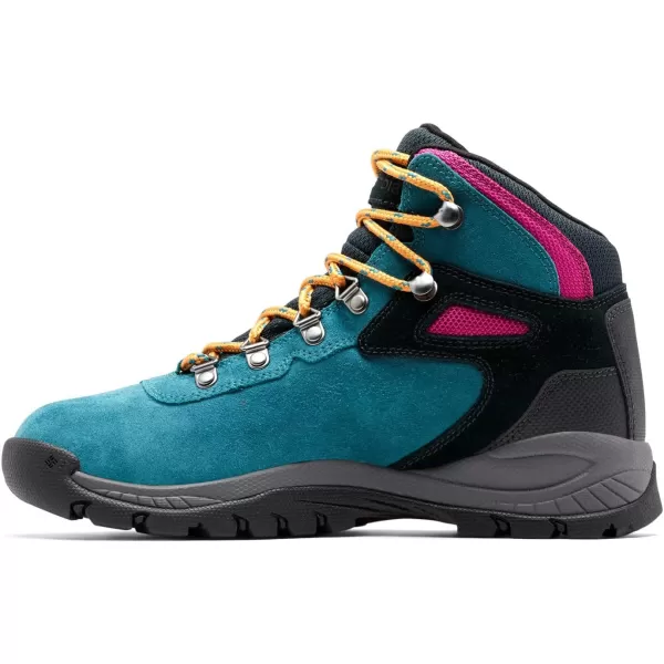 Columbia Womens Newton Ridge Plus Waterproof Amped Hiking BootPoseidon  Black