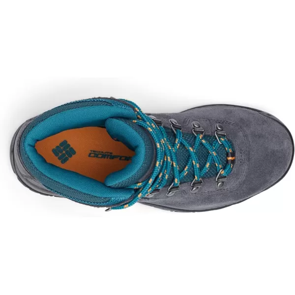 Columbia Womens Newton Ridge Plus Waterproof Amped Hiking BootShark  River Blue