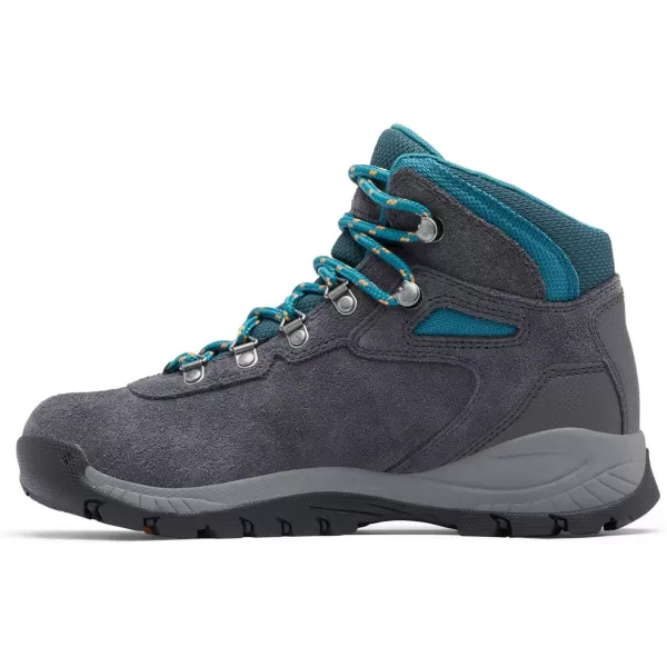 Columbia Womens Newton Ridge Plus Waterproof Amped Hiking BootShark  River Blue