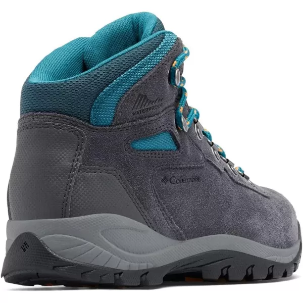 Columbia Womens Newton Ridge Plus Waterproof Amped Hiking BootShark  River Blue