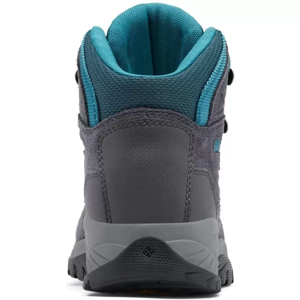 Columbia Womens Newton Ridge Plus Waterproof Amped Hiking BootShark  River Blue