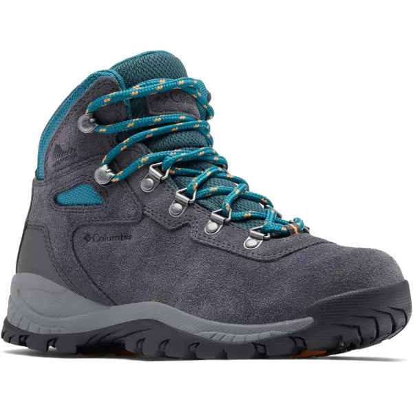 Columbia Womens Newton Ridge Plus Waterproof Amped Hiking BootShark  River Blue