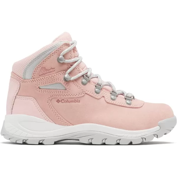 Columbia Womens Newton Ridge Plus Waterproof Amped Hiking BootVintage Pink  Nimbus Grey