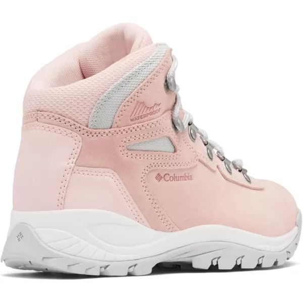 Columbia Womens Newton Ridge Plus Waterproof Amped Hiking BootVintage Pink  Nimbus Grey