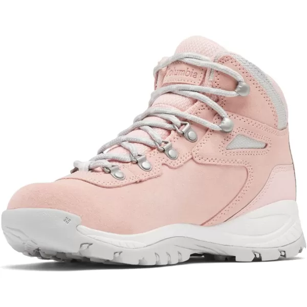 Columbia Womens Newton Ridge Plus Waterproof Amped Hiking BootVintage Pink  Nimbus Grey