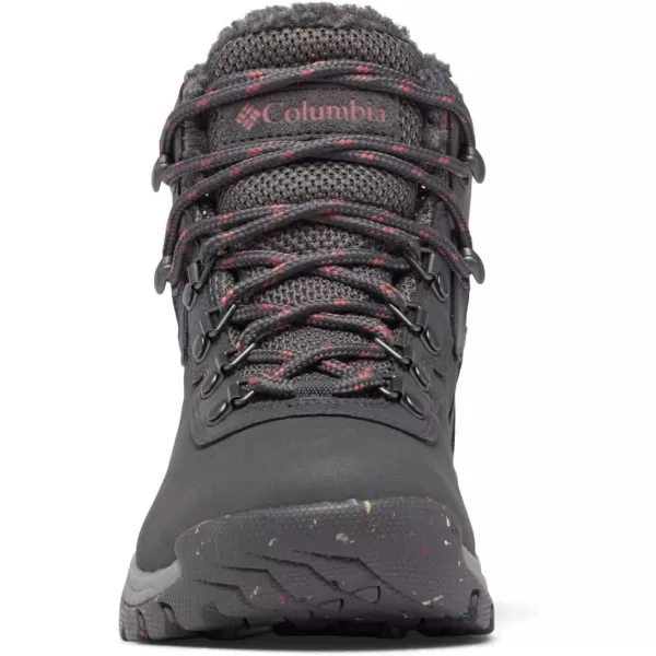 Columbia Womens Newton Ridge Waterproof OmniHeat Ii Hiking ShoeDark GreyBeetroot