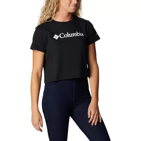 Columbia Womens North Cascades Cropped TeeBlack