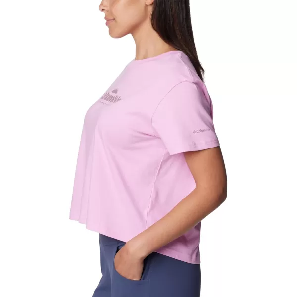 Columbia Womens North Cascades Cropped TeeCosmosElevated High