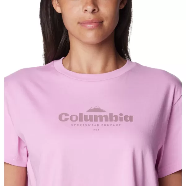 Columbia Womens North Cascades Cropped TeeCosmosElevated High