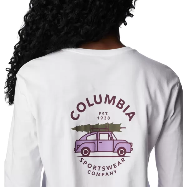 Columbia Womens North Cascades Ls TeeWhite Buggytree