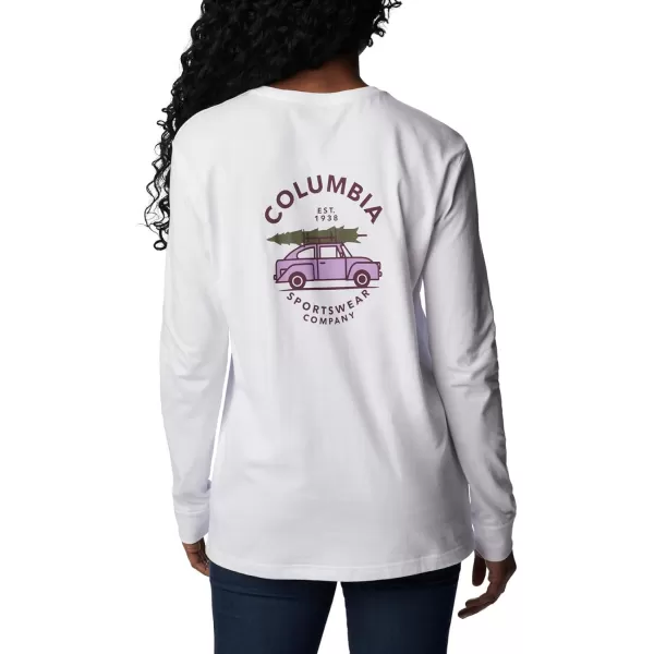 Columbia Womens North Cascades Ls TeeWhite Buggytree