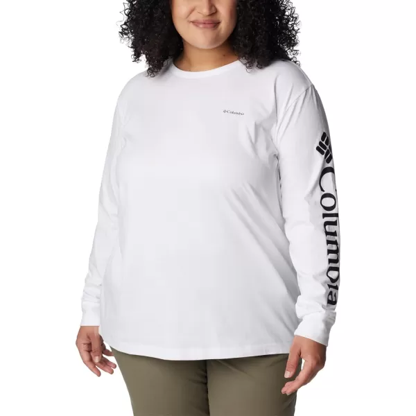 Columbia Womens North Cascades Ls TeeWhite Gem Columbia