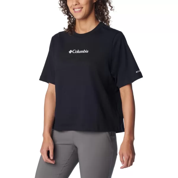 Columbia Womens North Cascades Relaxed TeeBlack Csc Branded