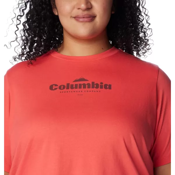 Columbia Womens North Cascades Relaxed TeeJuicyElevated High