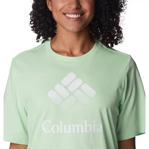 Columbia Womens North Cascades Relaxed TeeKey WestCsc Stacked Gradient Graphic