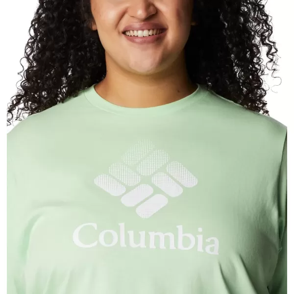 Columbia Womens North Cascades Relaxed TeeKey WestCsc Stacked Gradient Graphic