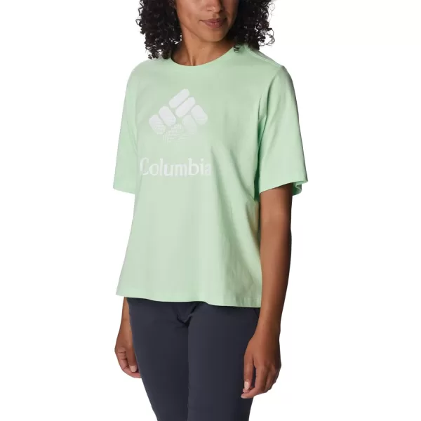 Columbia Womens North Cascades Relaxed TeeKey WestCsc Stacked Gradient Graphic