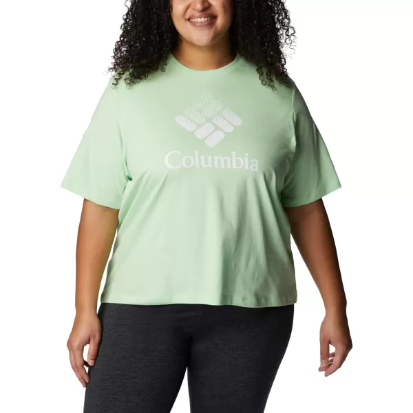 Columbia Womens North Cascades Relaxed TeeKey WestCsc Stacked Gradient Graphic