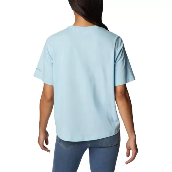 Columbia Womens North Cascades Relaxed TeeSpring BlueGem Wisterian