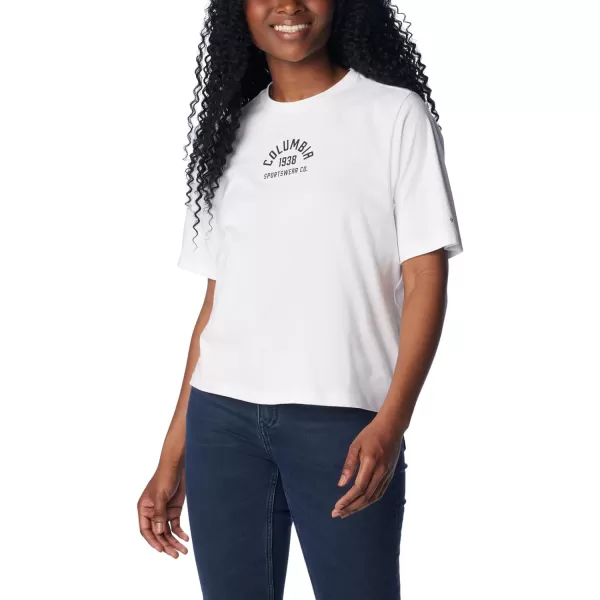 Columbia Womens North Cascades Relaxed TeeWhite Csc Branded