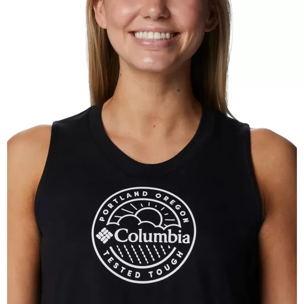 Columbia Womens North Cascades TankBlackGem Columbia Graphic