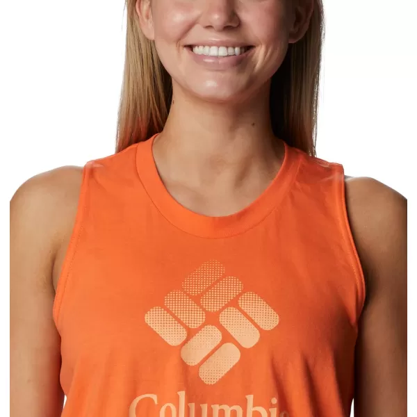 Columbia Womens North Cascades TankSunset OrangeCsc Stacked Gradient Grx