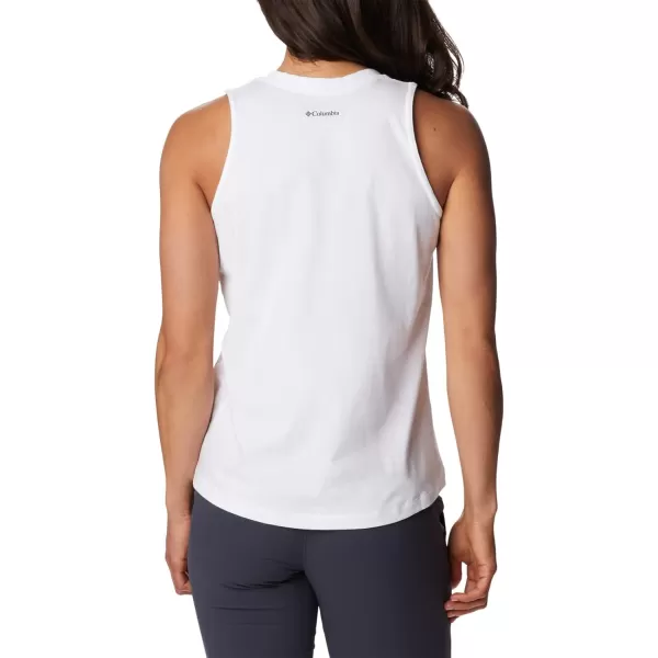 Columbia Womens North Cascades TankWhiteBlack Branded