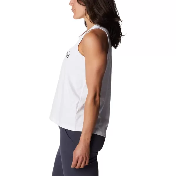 Columbia Womens North Cascades TankWhiteBlack Branded