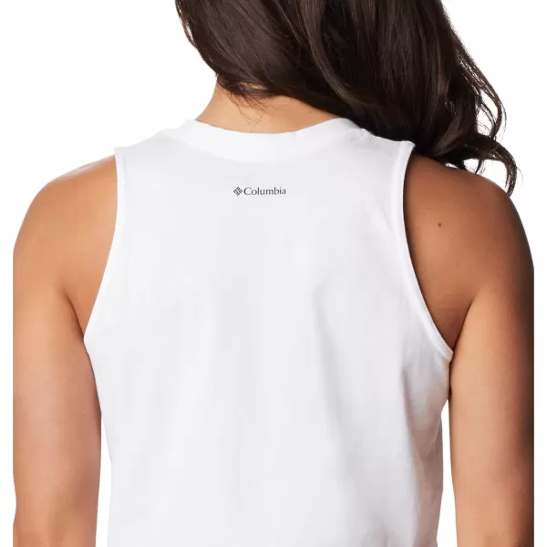 Columbia Womens North Cascades TankWhiteBlack Branded