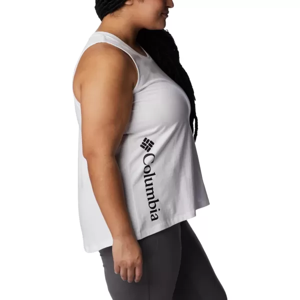 Columbia Womens North Cascades TankWhiteGem Columbia Graphic