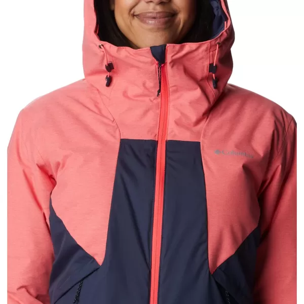 Columbia Womens OSO Mountain Insulated JacketNocturnalNeon Sunrise