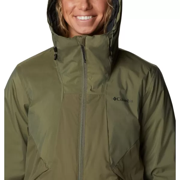 Columbia Womens OSO Mountain Insulated JacketStone Green Sheen