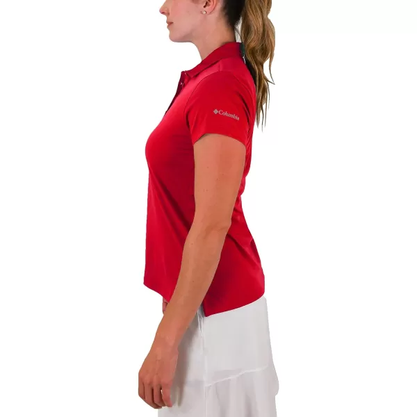 Columbia Womens OmniWick Wm Birdie PoloIntense Red