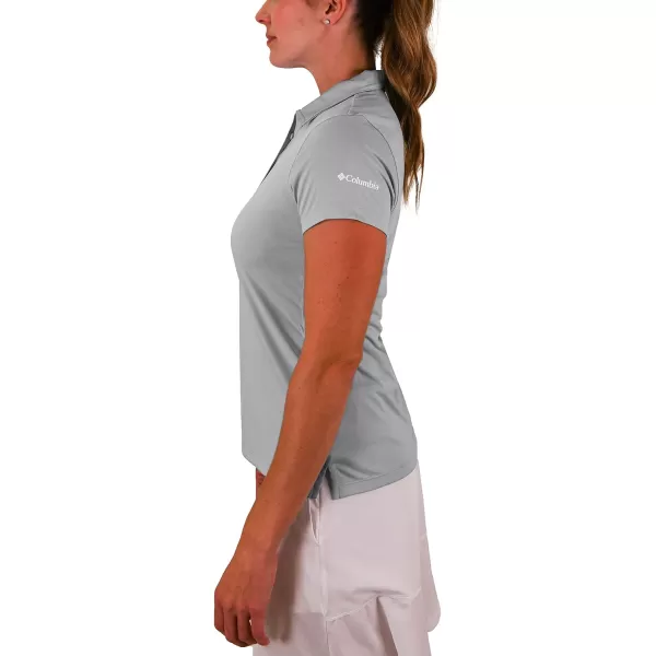 Columbia Womens OmniWick Wm Birdie PoloLight Grey