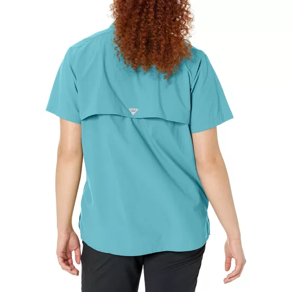 Columbia Womens PFG Bahama II UPF 30 Short Sleeve Fishing ShirtShasta