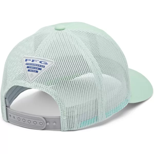 Columbia Womens PFG Fish Flag Snap BackNew MintCool GreenFish Fade