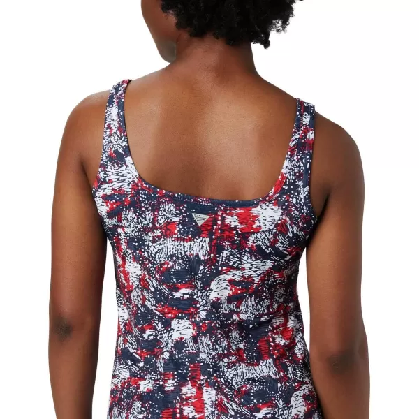 Columbia Womens PFG Freezer III DressCollegiate Navy Waterbrush Print