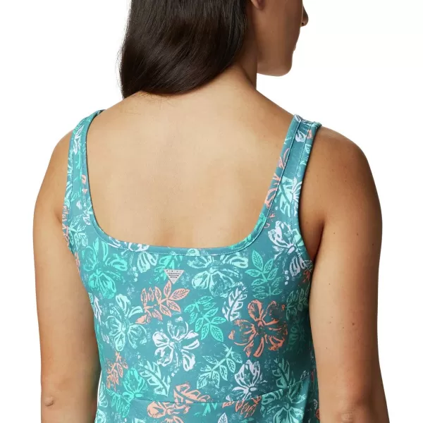 Columbia Womens PFG Freezer III DressShasta Archive Palms Print