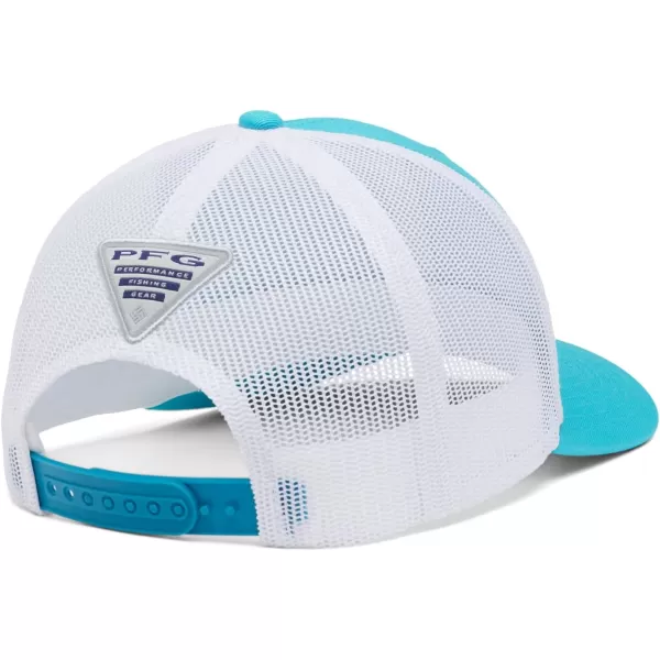 Columbia Womens PFG Hooks Mesh Snap BackHigh CrownOcean TealCorange