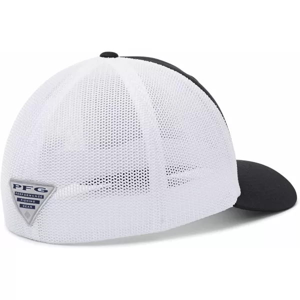 Columbia Womens PFG Logo Mesh Ball CapBlack