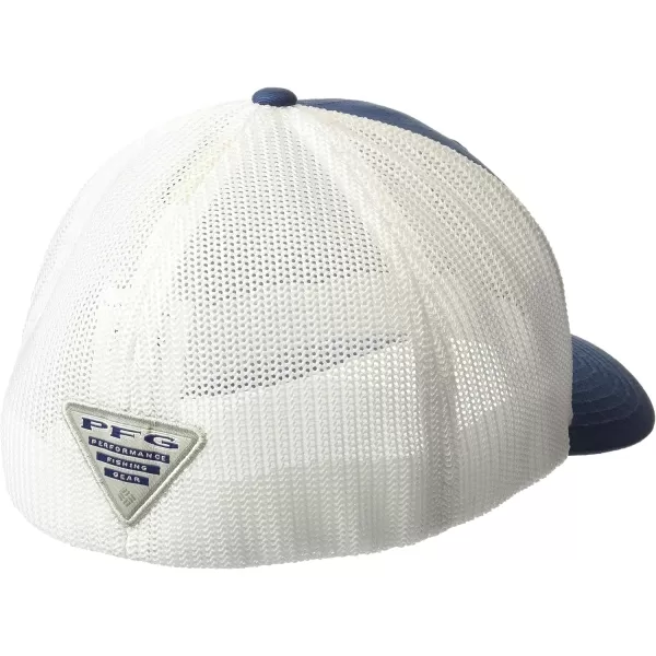 Columbia Womens PFG Logo Mesh Ball CapCarbonViolet Sea