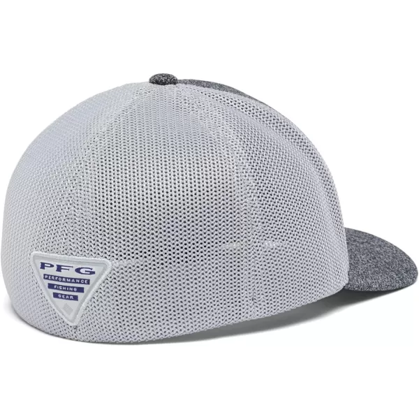 Columbia Womens PFG Logo Mesh Ball CapGrill HeatherCool Grey