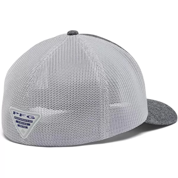 Columbia Womens PFG Logo Mesh Ball CapGrill HeatherCool Grey