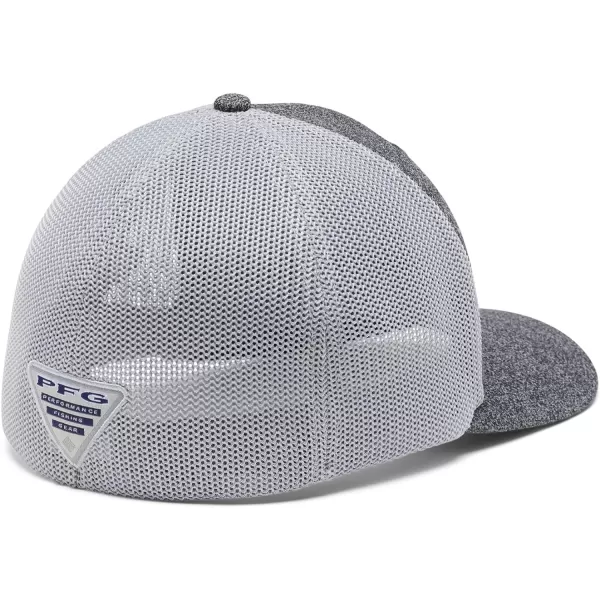 Columbia Womens PFG Logo Mesh Ball CapGrill HeatherCool Grey