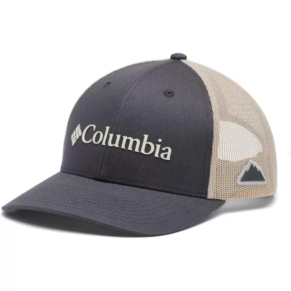 Columbia Womens PFG Logo Mesh Ball CapHigh CrownSharkDark StoneWeld