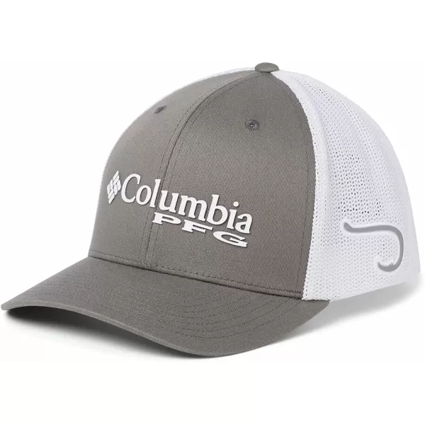 Columbia Womens PFG Logo Mesh Ball CapTitaniumHook