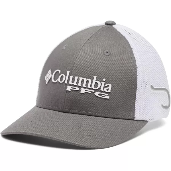 Columbia Womens PFG Logo Mesh Ball CapTitaniumHook