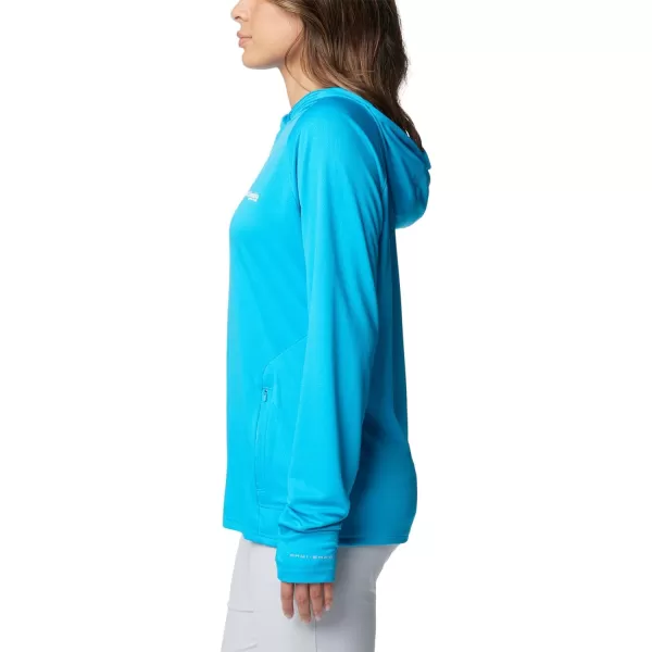 Columbia Womens PFG Solar Stream Elite HoodieOcean Blue