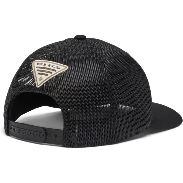 Columbia Womens PHG Game Flag Mesh Snap BackHighBlack